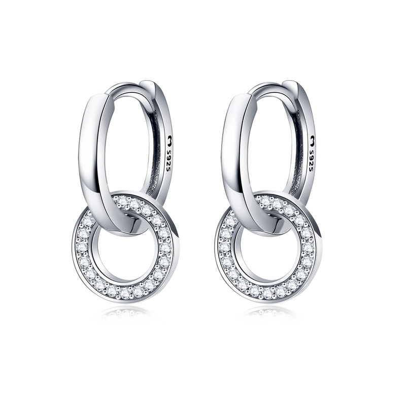 Interlocking Hoops Earrings - SophiaJewels