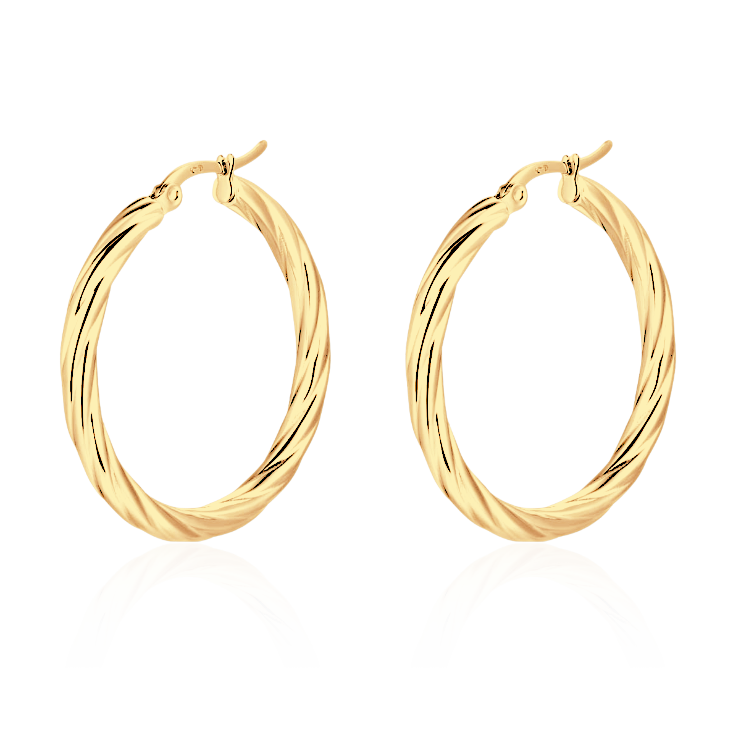 Wire Hoops Earrings - SophiaJewels