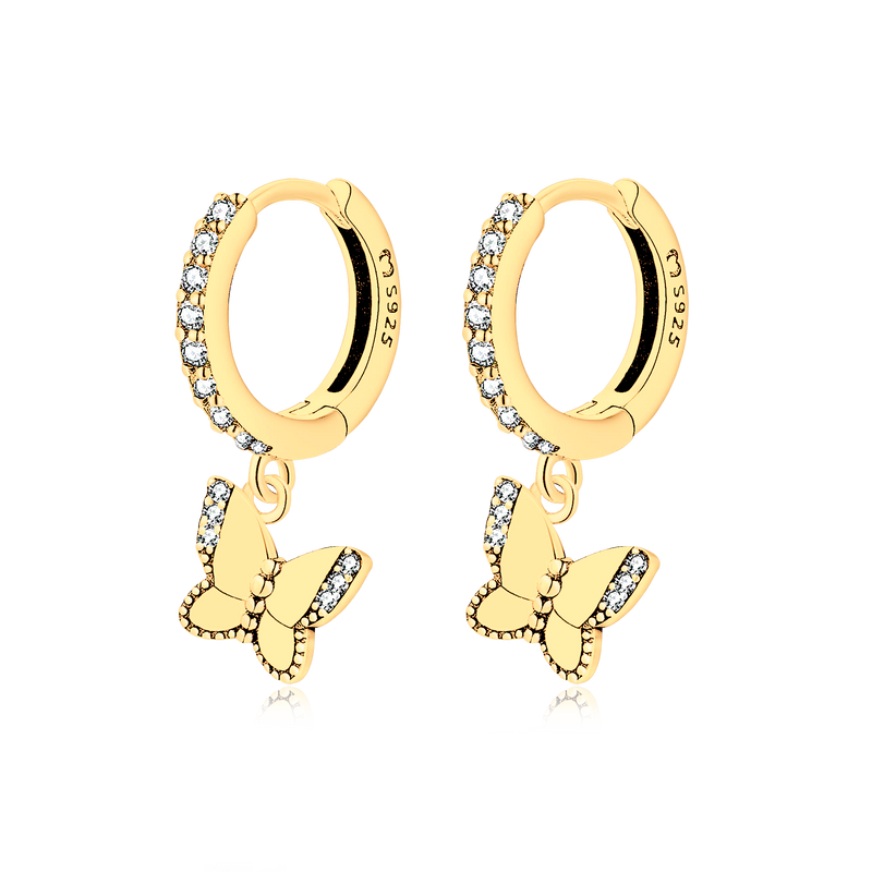 Illuminated Butterfly Earrings - SophiaJewels