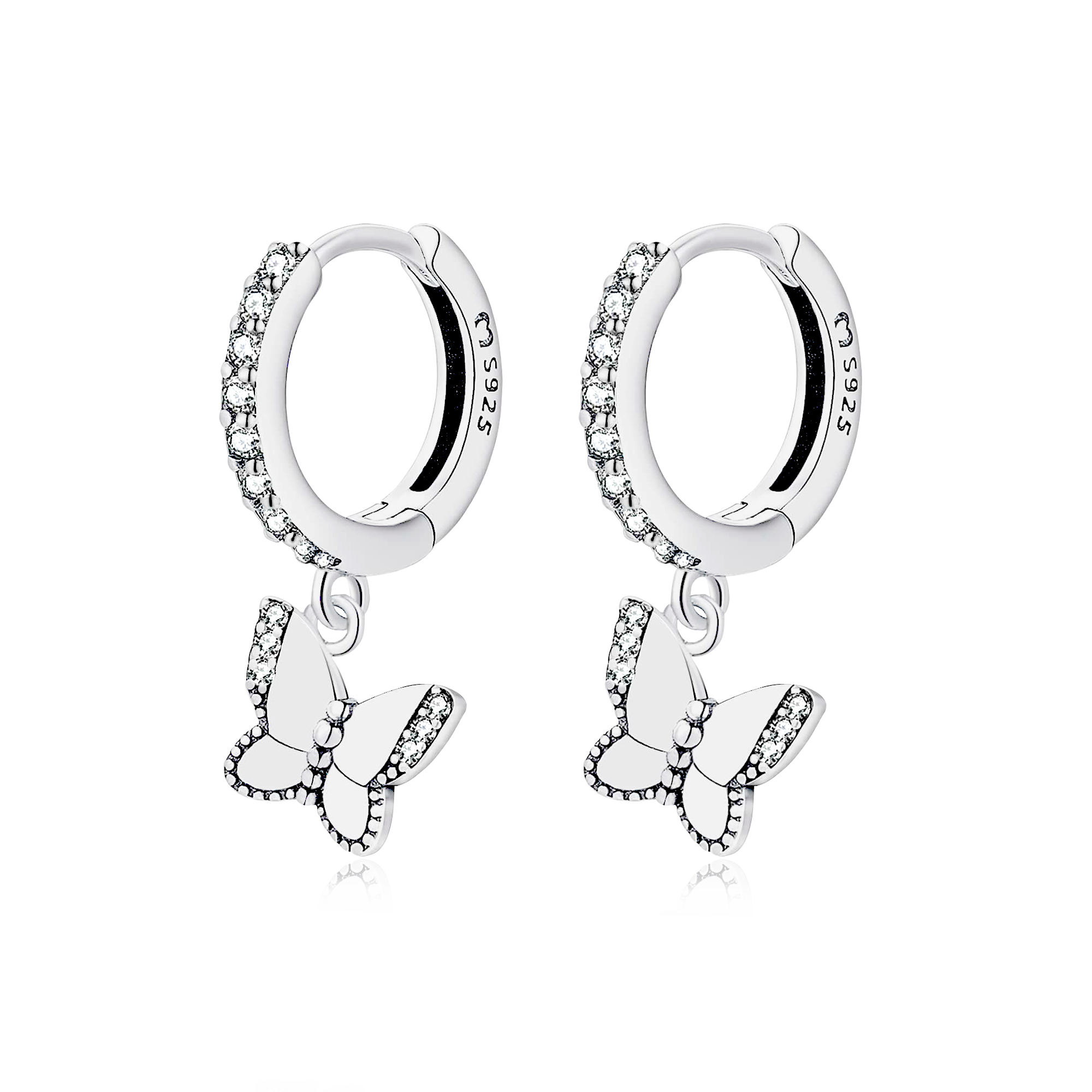 Illuminated Butterfly Earrings - SophiaJewels