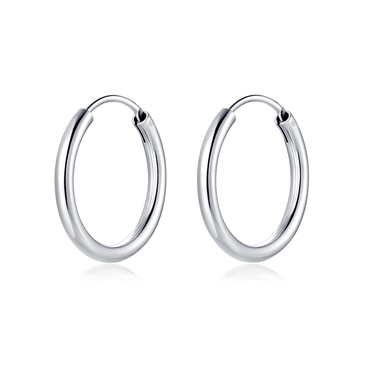 Silver Rounda Earrings - SophiaJewels
