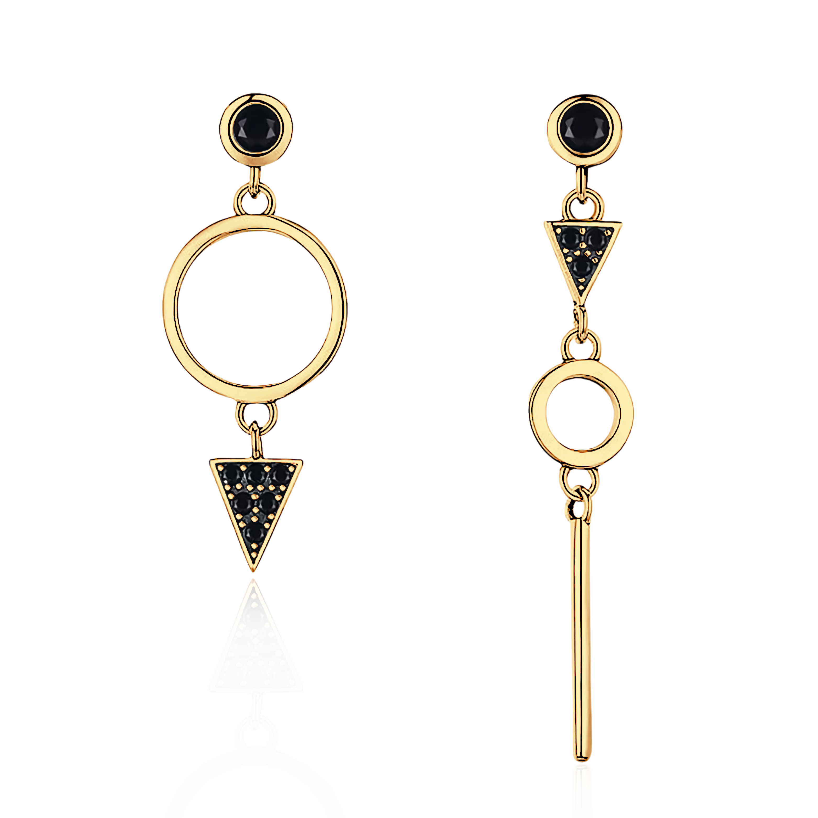 Black Spinel Earrings - SophiaJewels