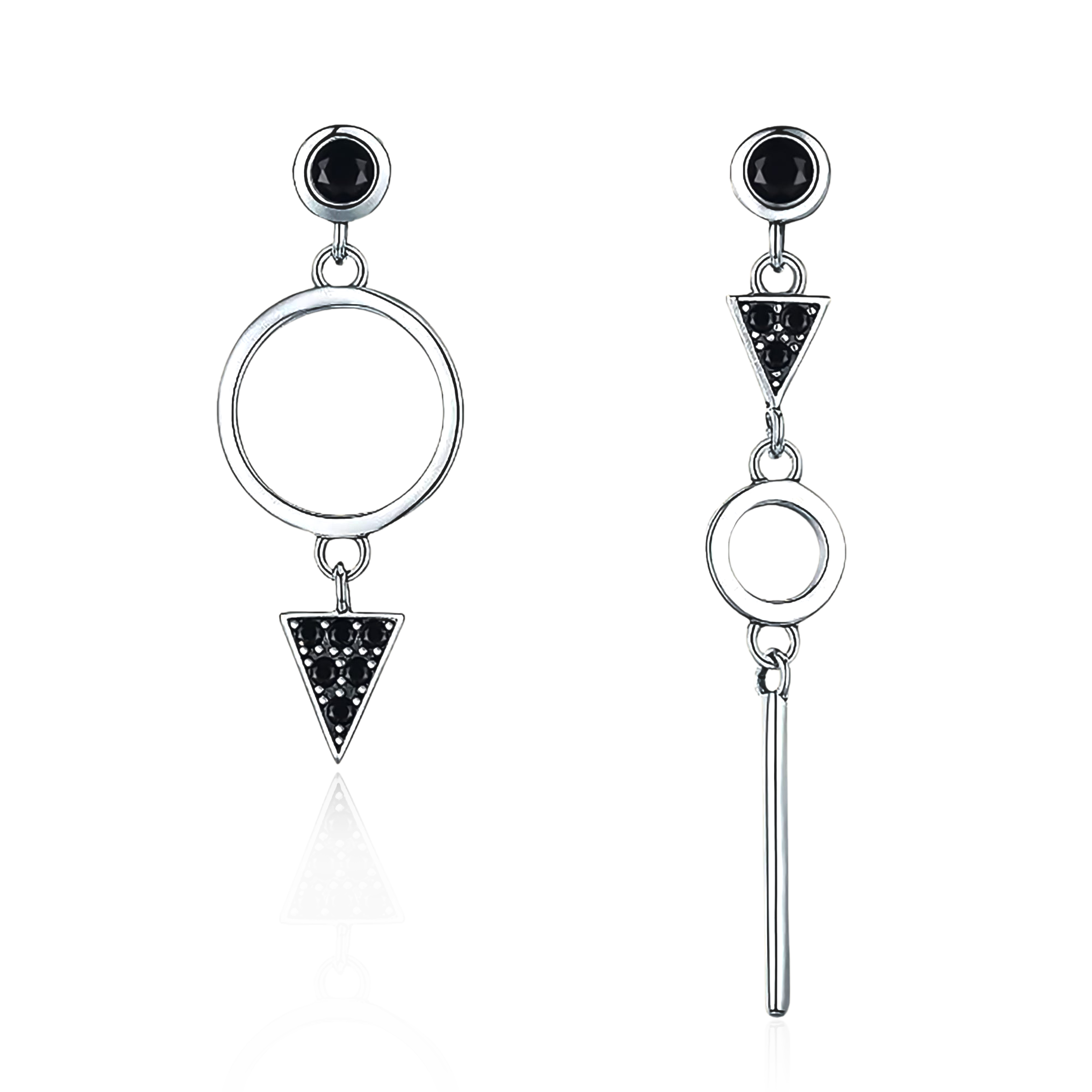 Black Spinel Earrings - SophiaJewels