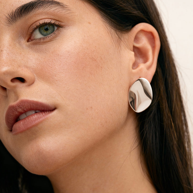 Boucles d'oreilles ovoïdes