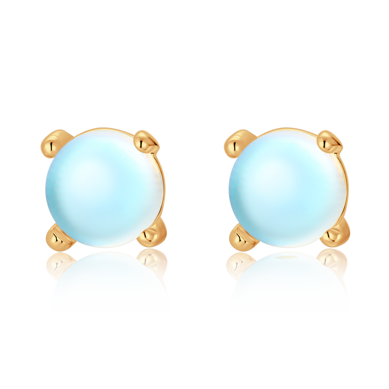 Blue Orbs Earrings - SophiaJewels