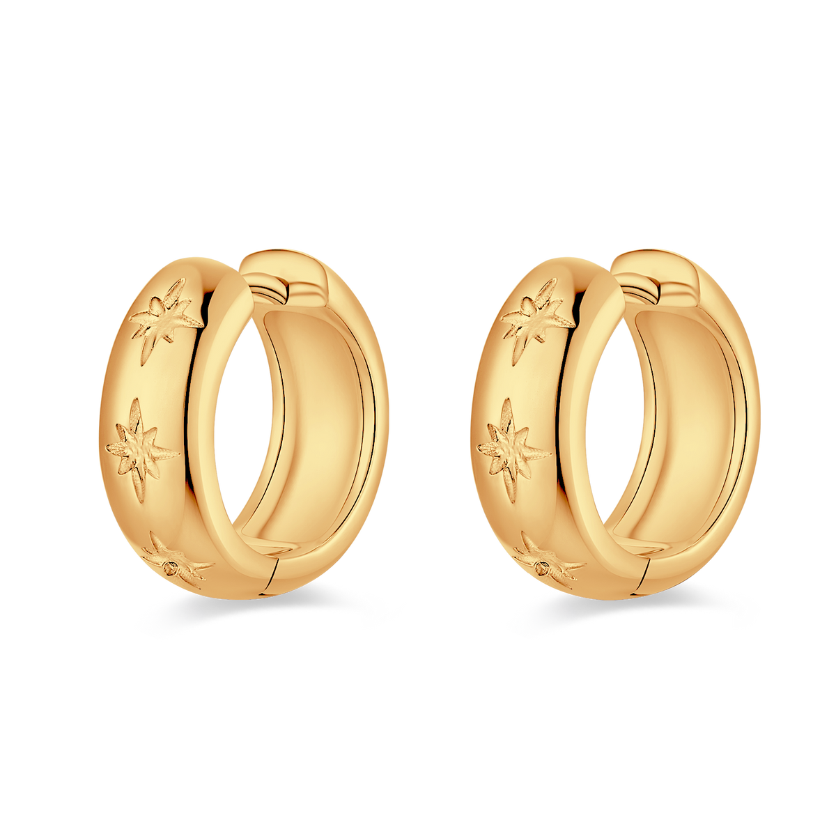 Starlight Hoop Earrings - SophiaJewels