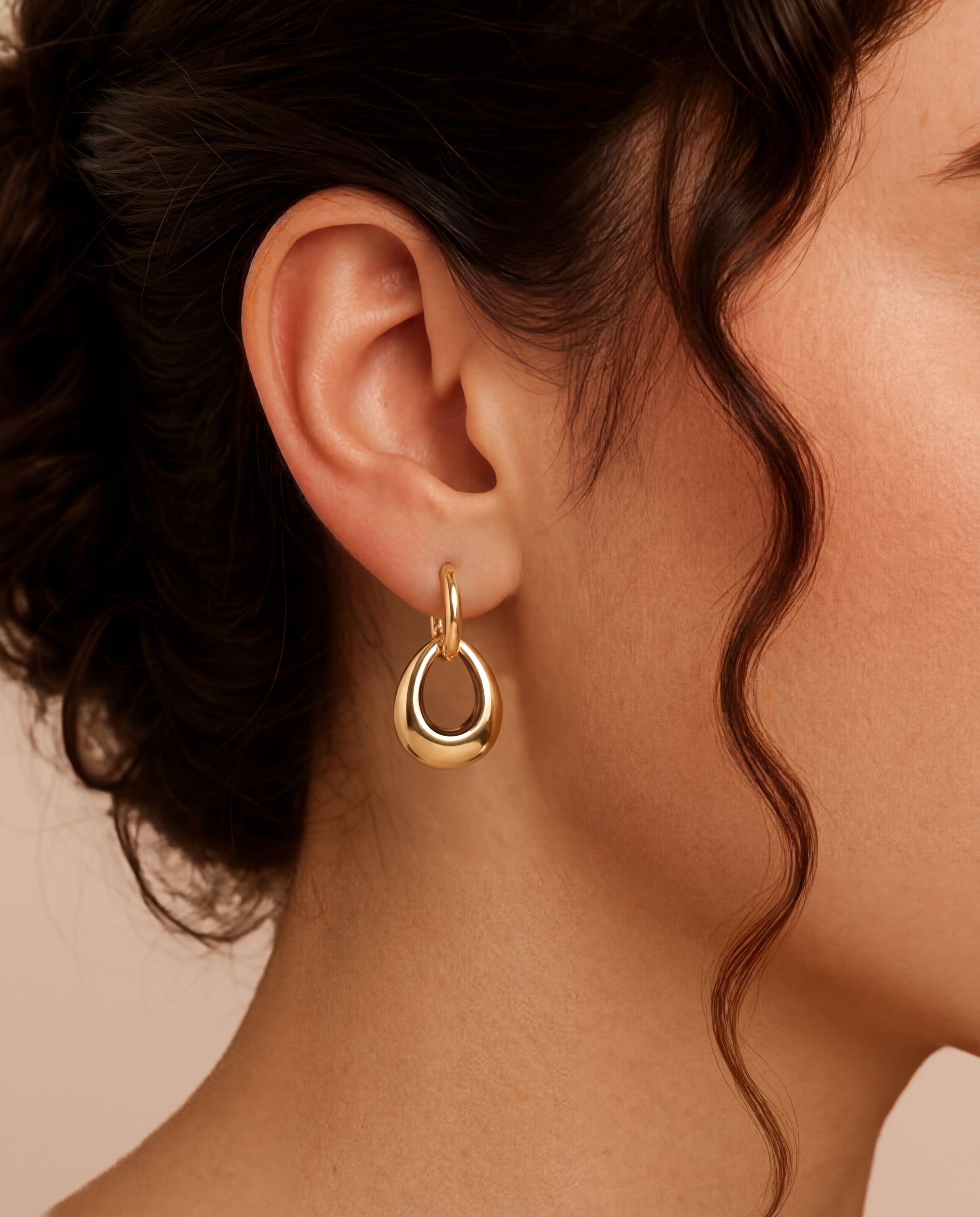 Hanging Hoop Earrings