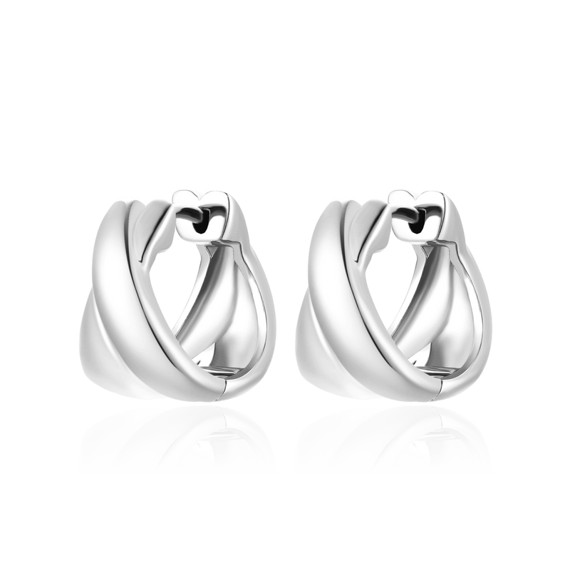 Boucles d’oreilles créoles compactes