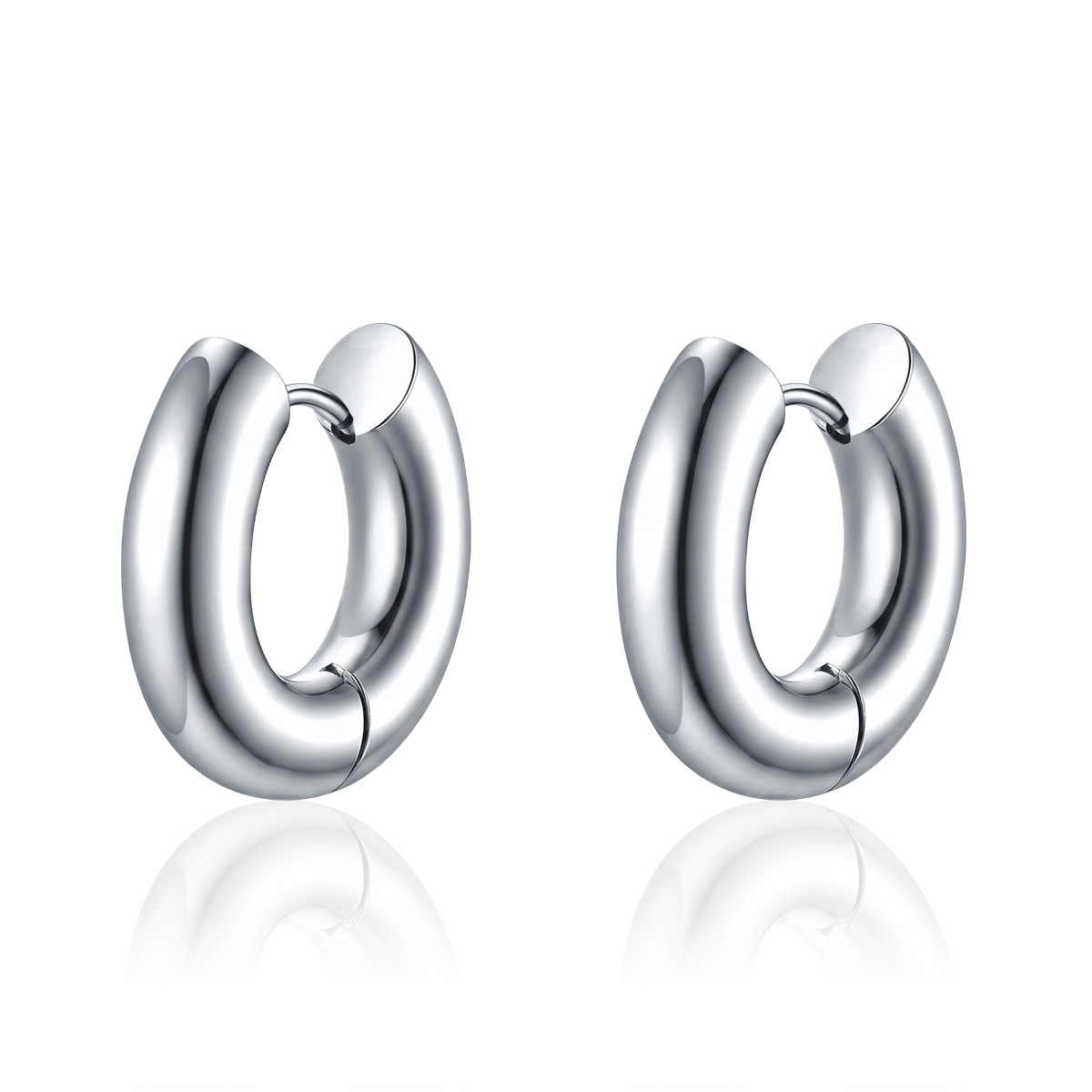 Boucles d'oreilles créoles simples