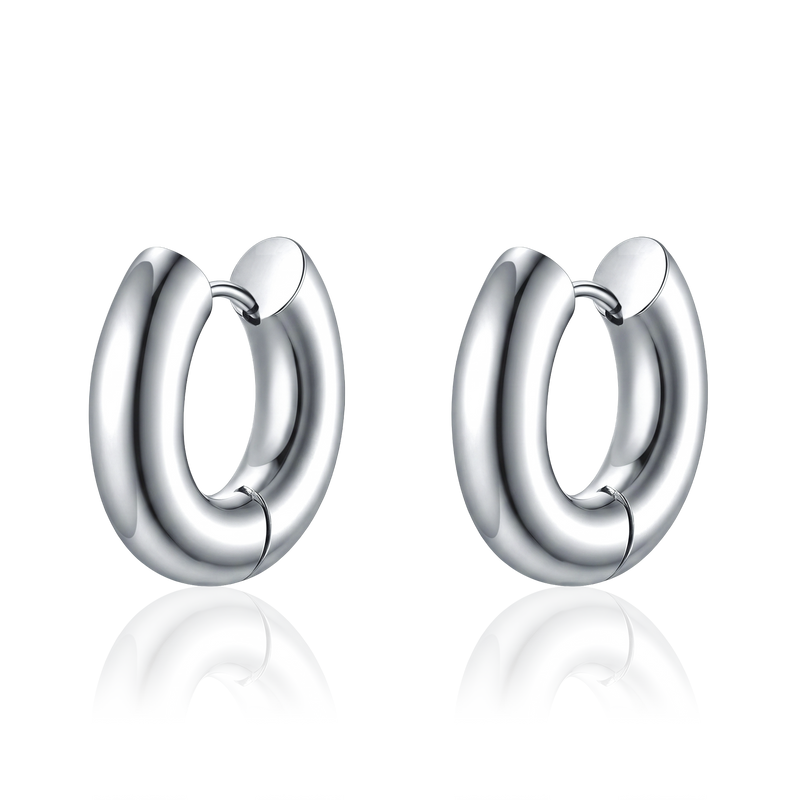 Boucles d'oreilles créoles simples
