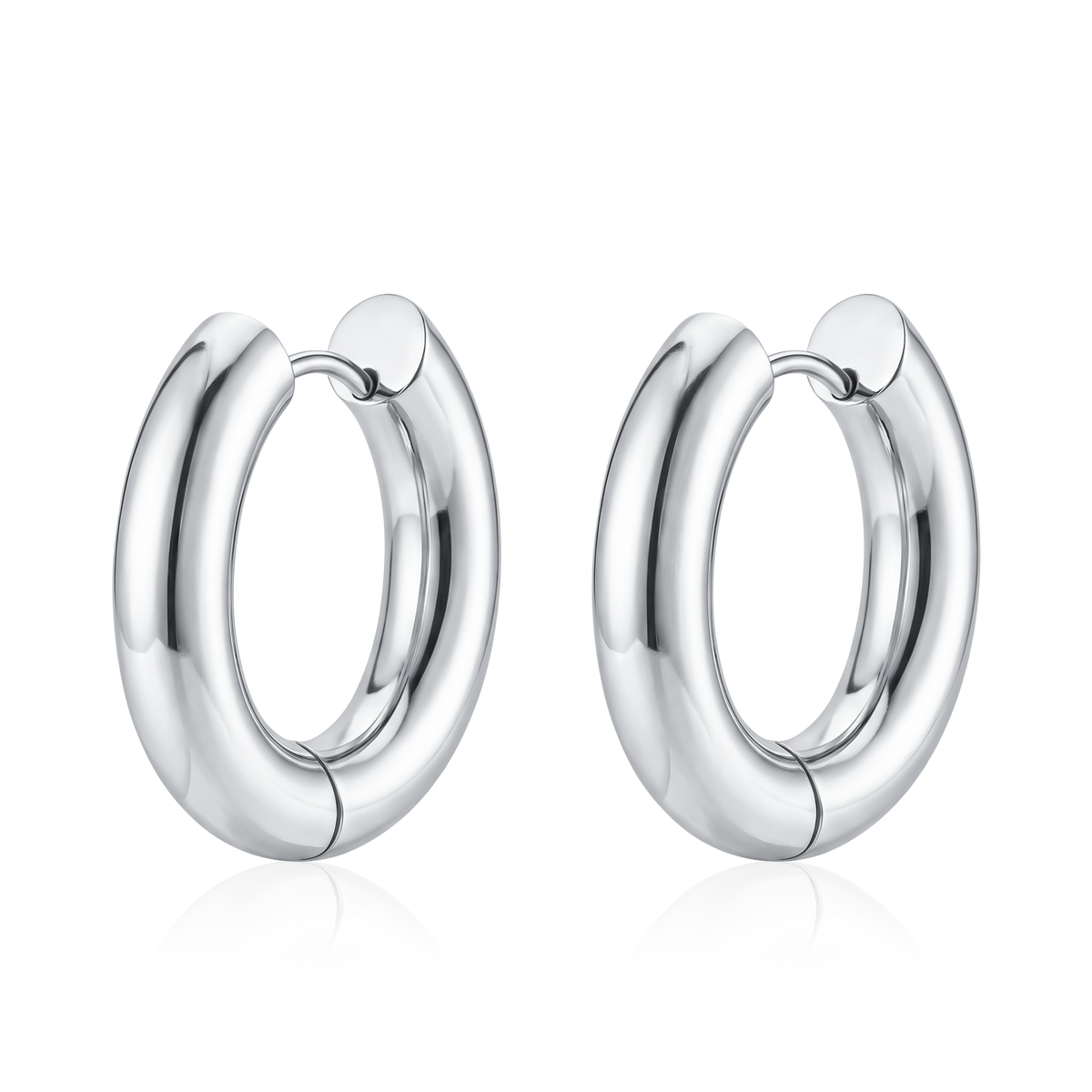 Boucles d'oreilles créoles simples