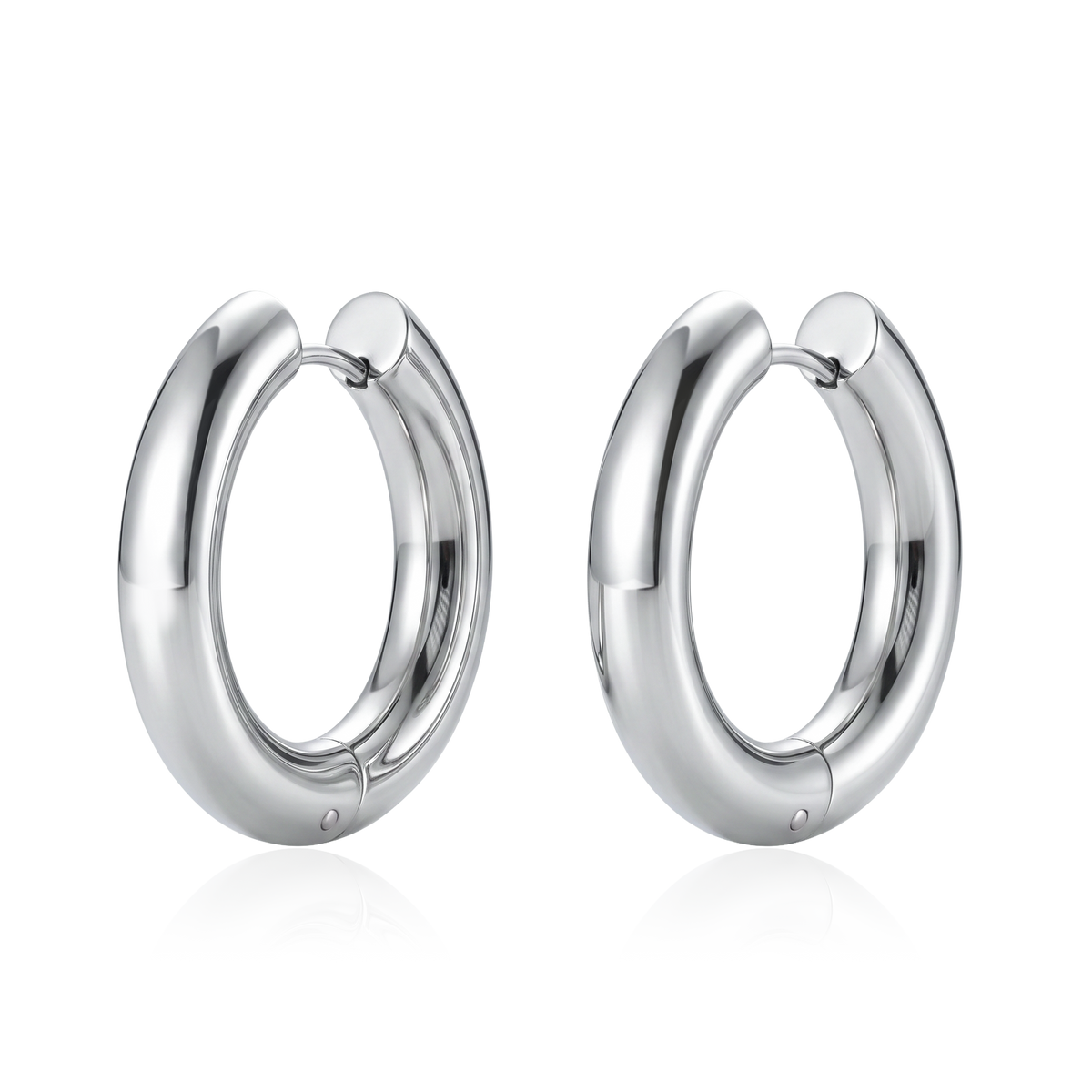 Boucles d'oreilles créoles simples