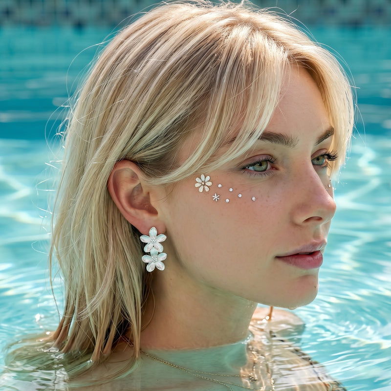Boucles d’oreilles Cinq Pétales