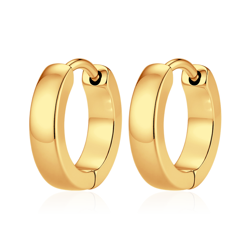 Boucles d’oreilles créoles larges
