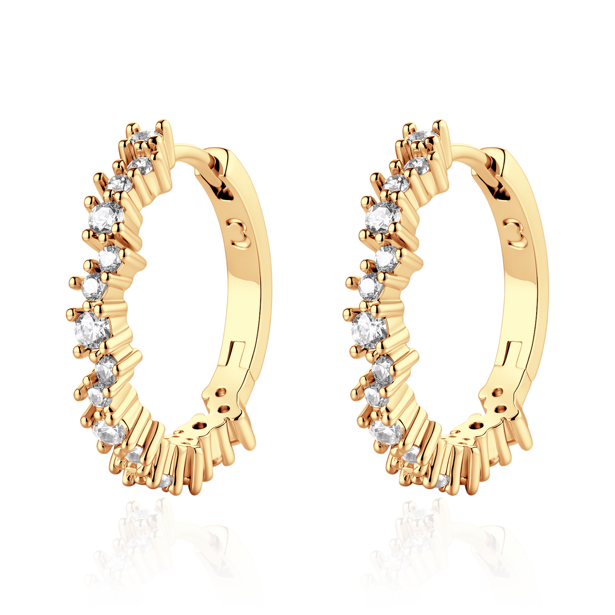Boucles d’oreilles créoles éblouissantes