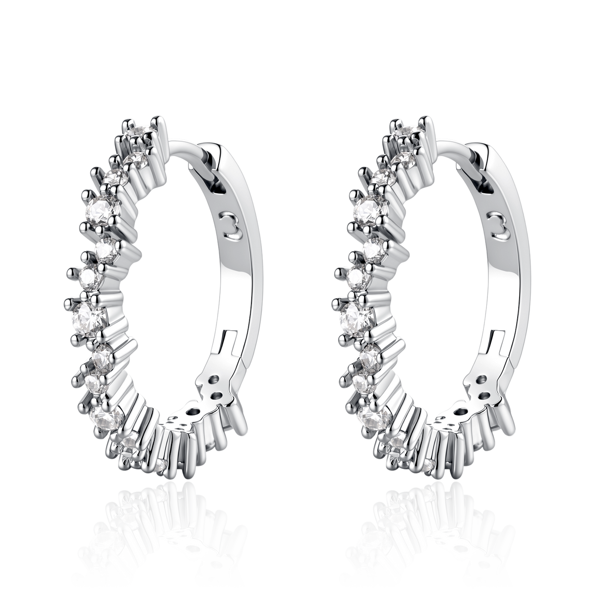 Boucles d’oreilles créoles éblouissantes