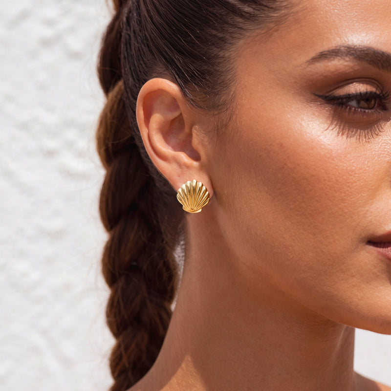 Boucles d'oreilles coquillage