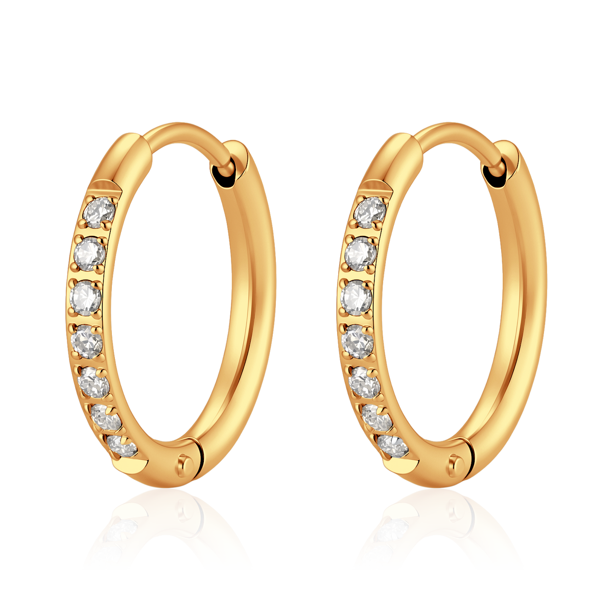 Boucles d’oreilles créoles Luciente