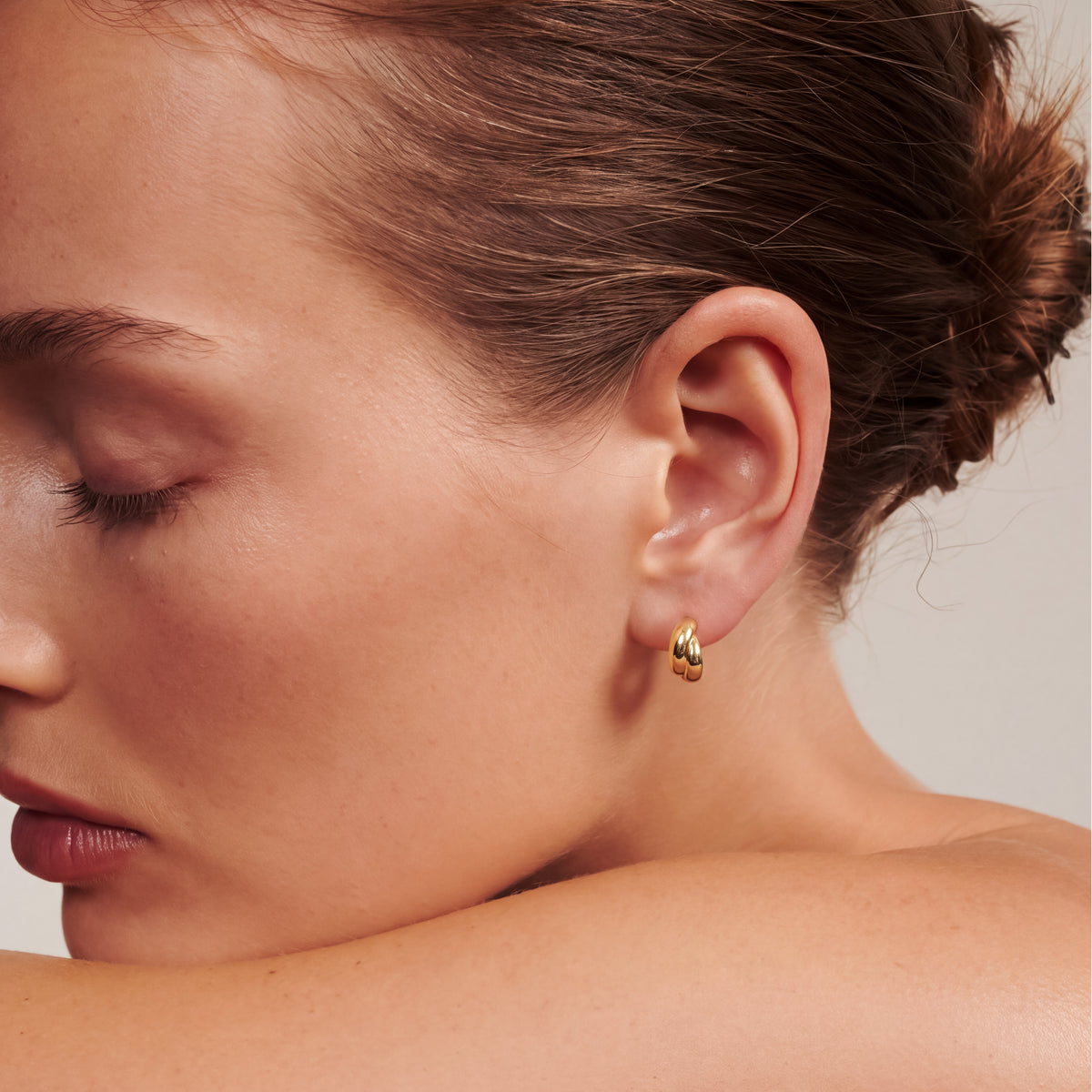Boucles d’oreilles Semiaro courbes