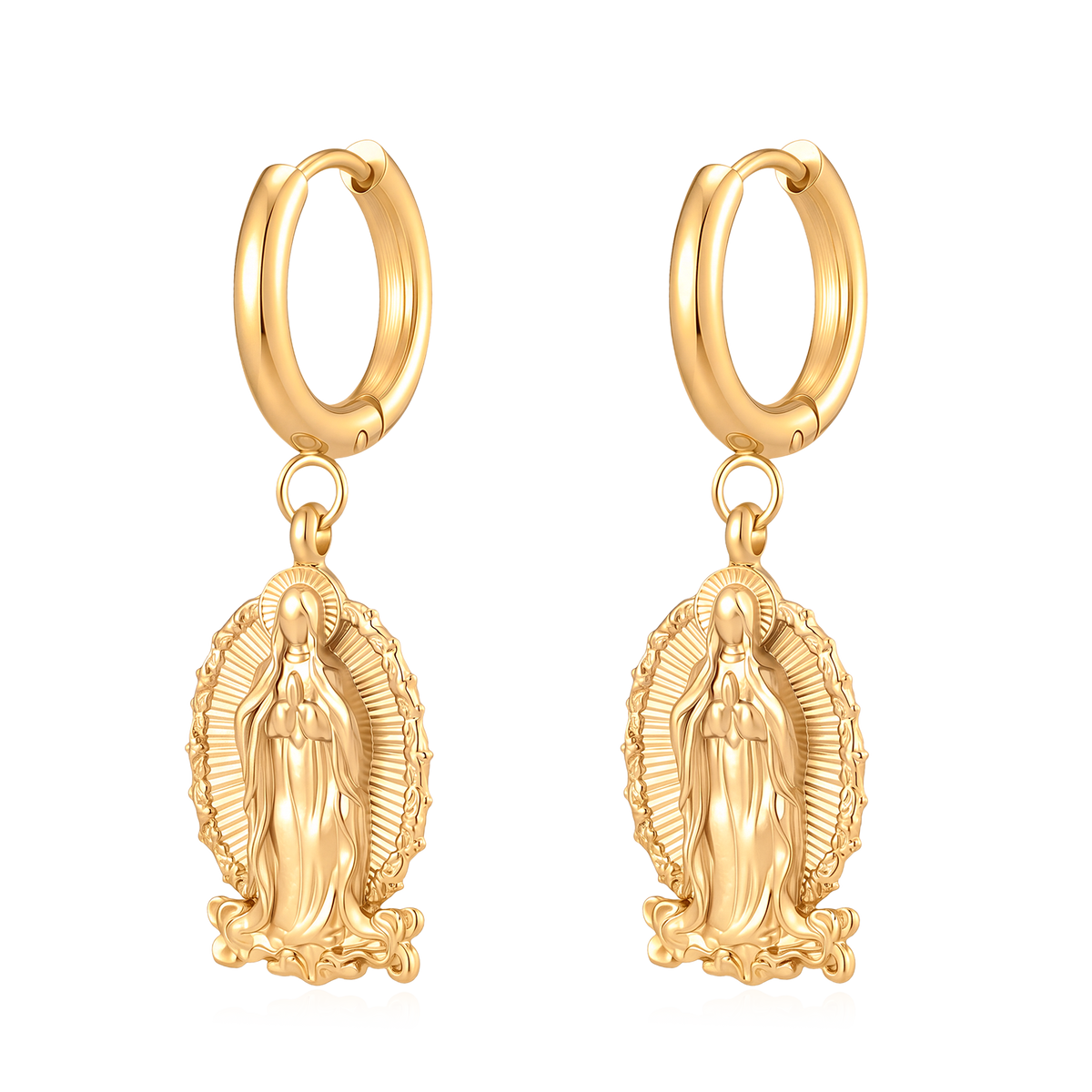 Boucles d’oreilles Vierge de Guadalupe