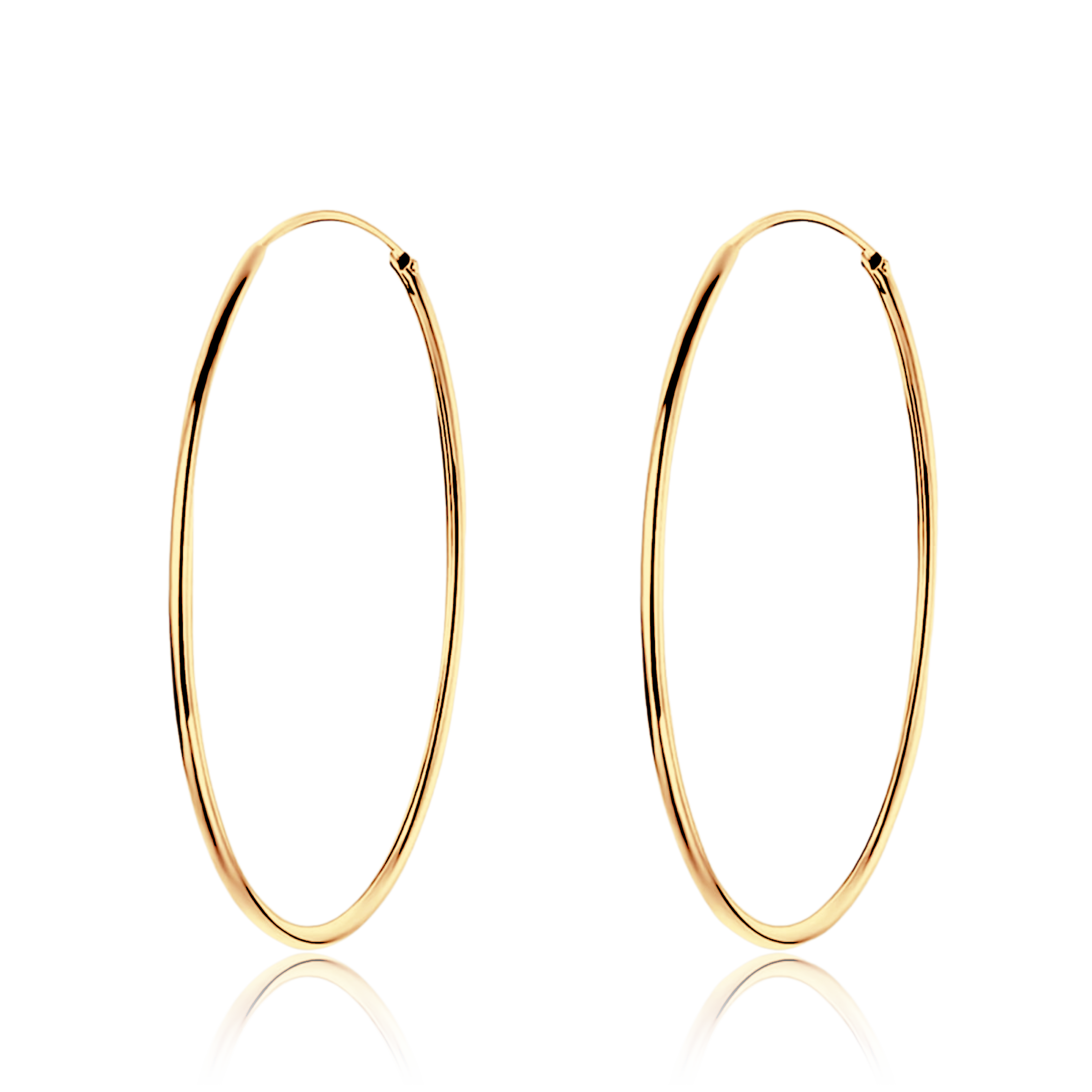 Slim Hoops Earrings - SophiaJewels