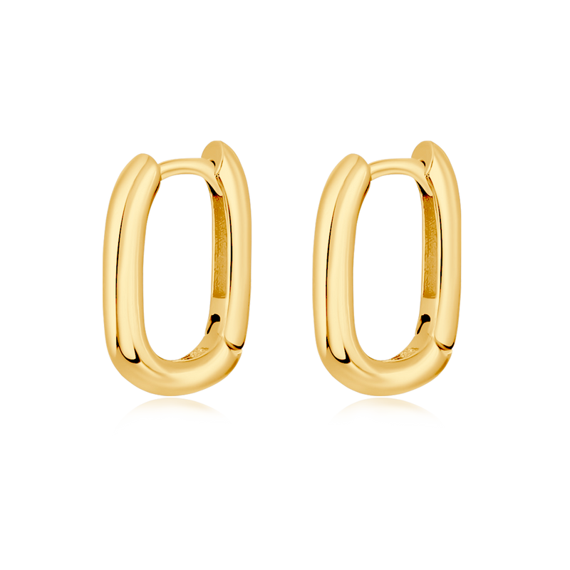 Link Shape Earrings - SophiaJewels