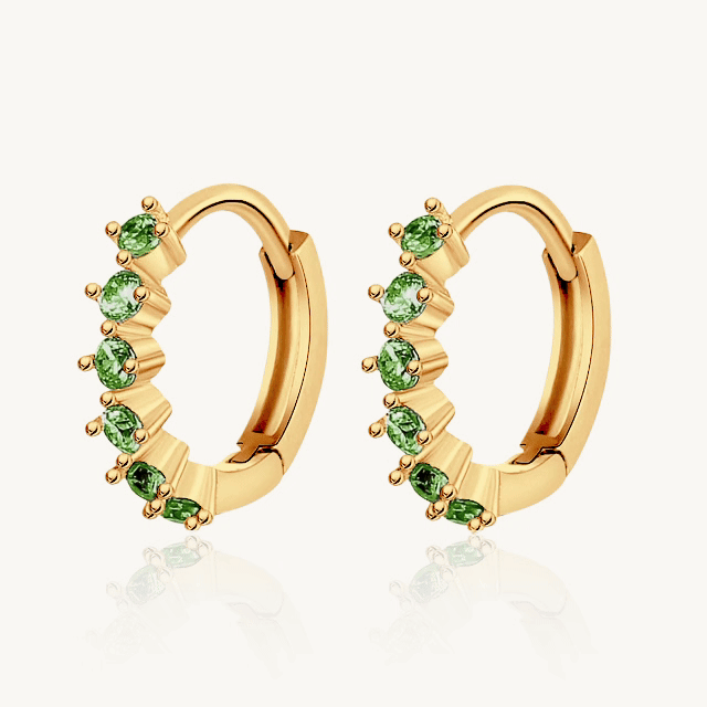 Boucles d’oreilles Greenish Pink