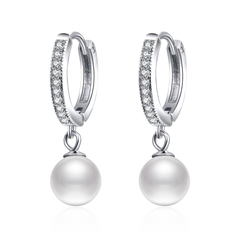 Shining Pearl Earrings - SophiaJewels