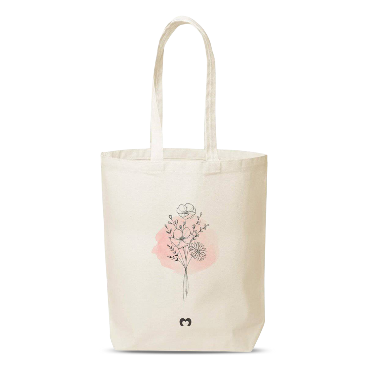 Tote bag - Fleur aquarelle