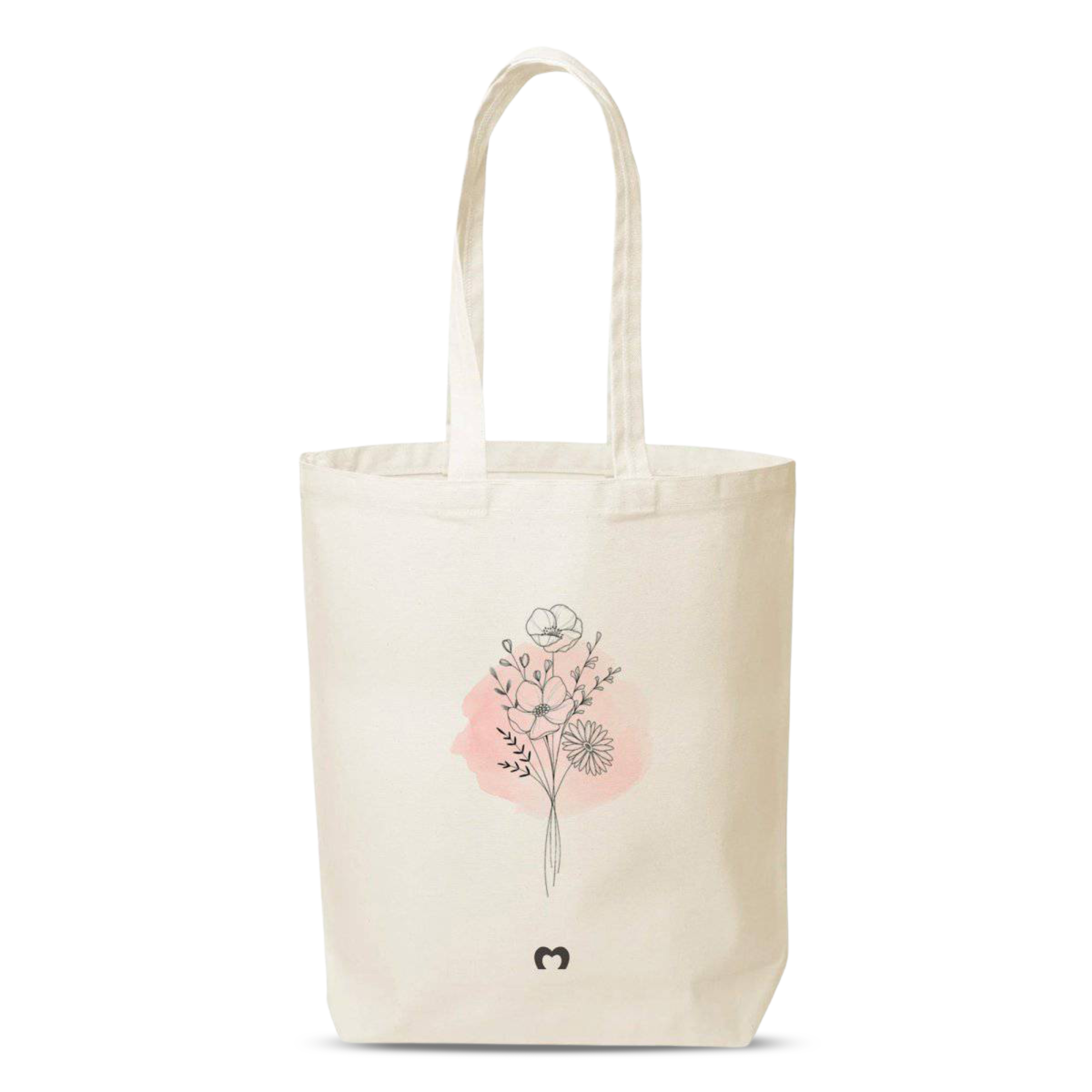 Tote bag - Fleur aquarelle