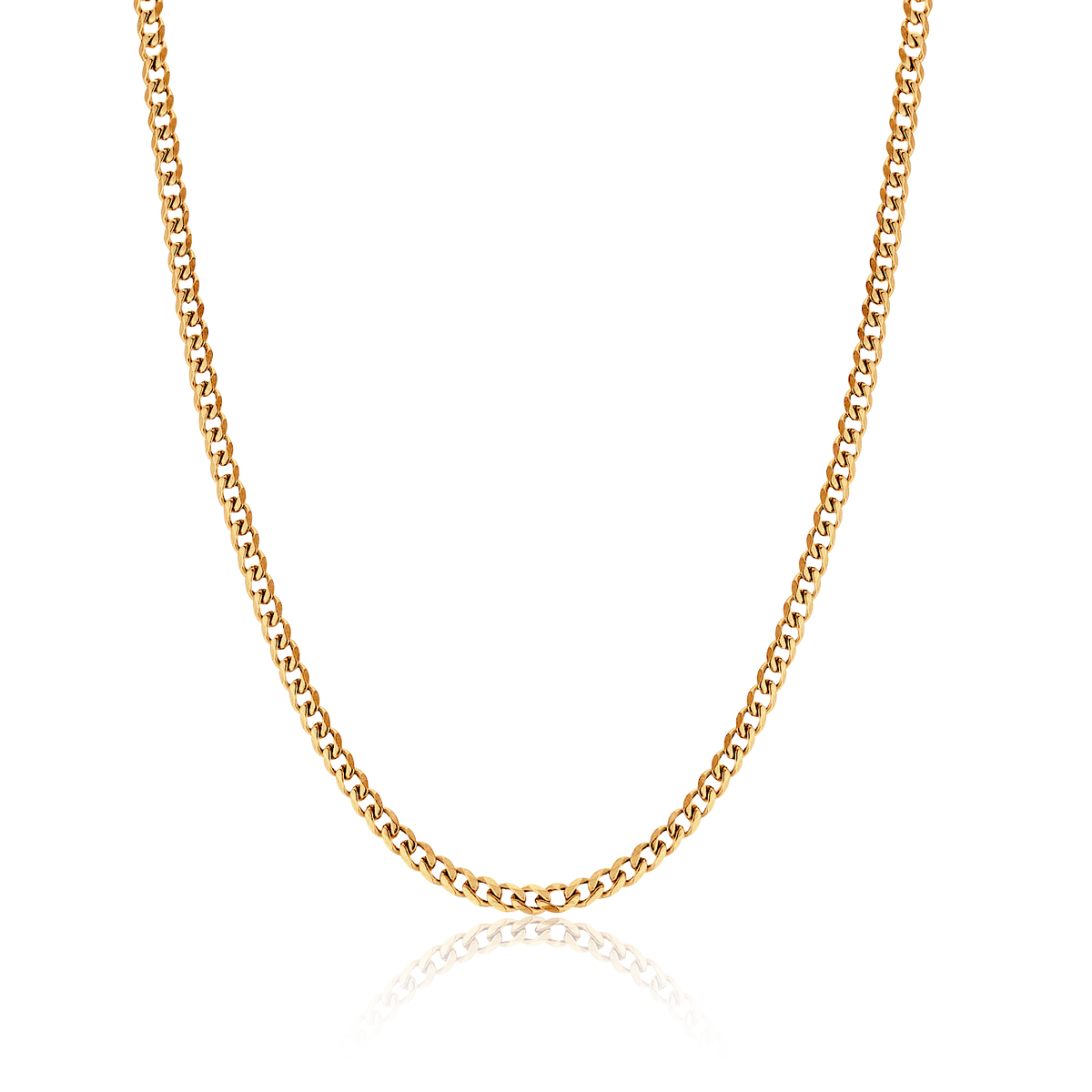 Collier homme BRAVE maille cubaine