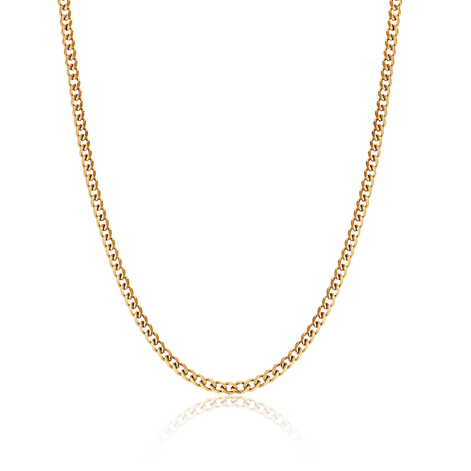 Collier homme BRAVE maille cubaine
