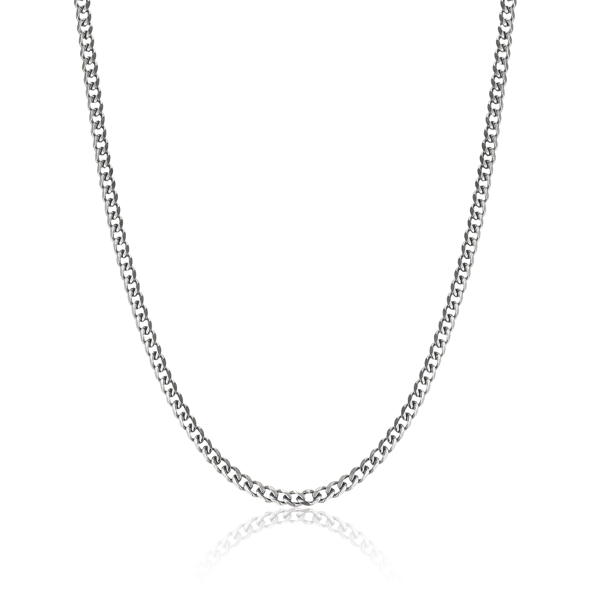 Collier homme BRAVE maille cubaine