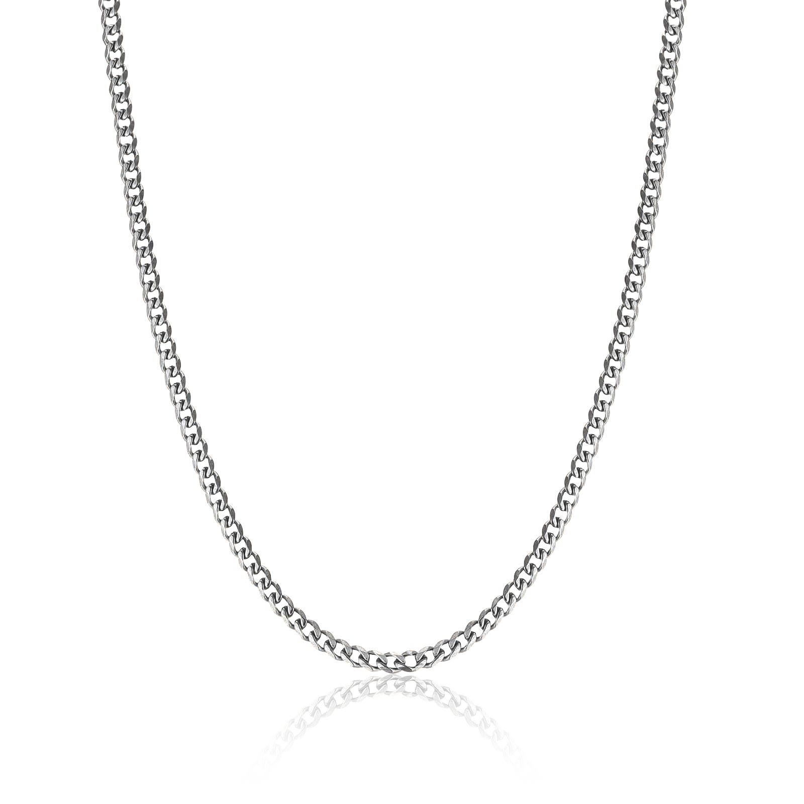 Collier homme BRAVE maille cubaine