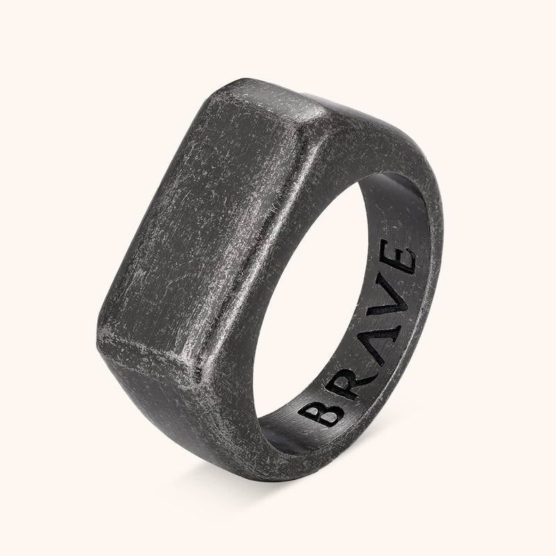 "Fog" BRAVE Men's Ring - SophiaJewels