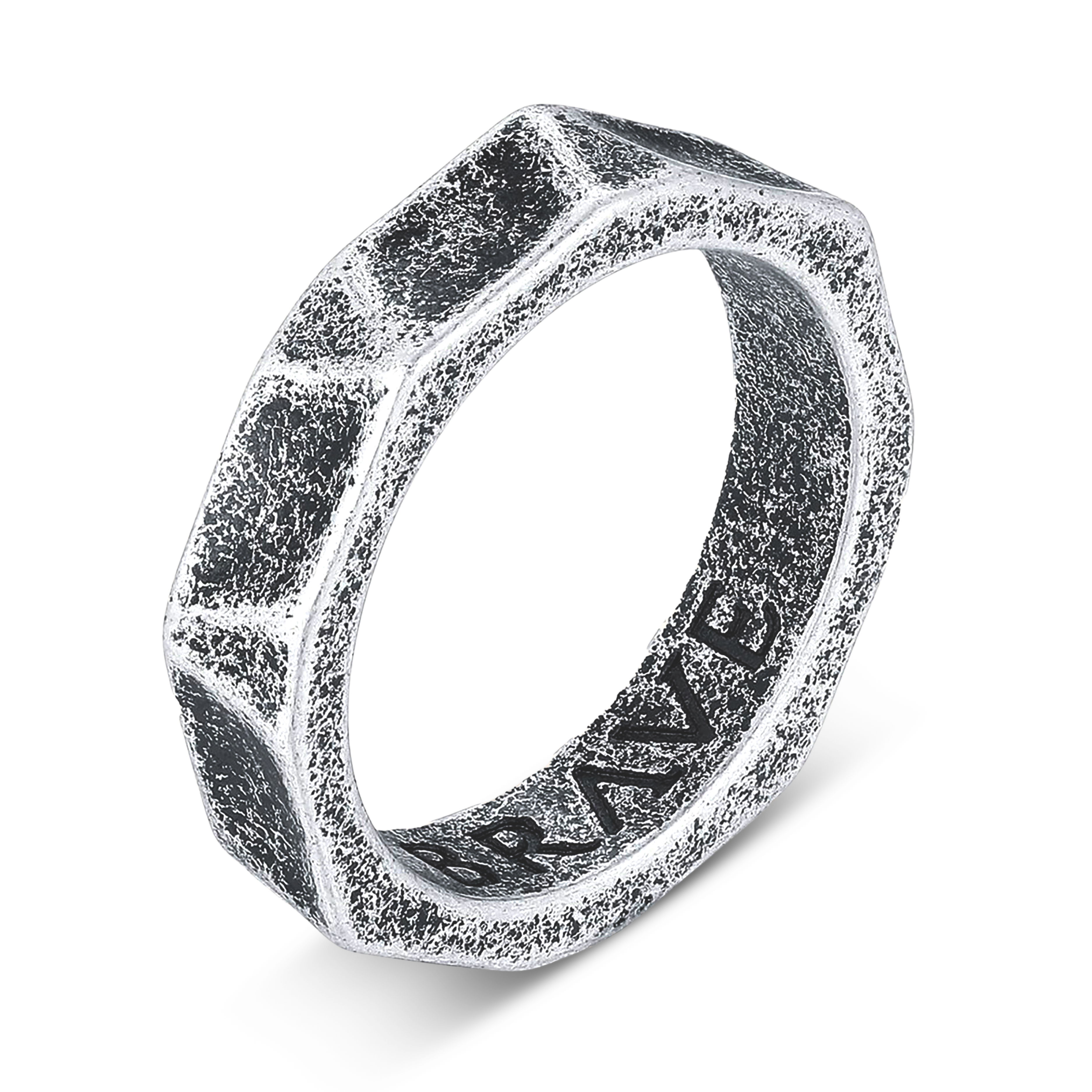 Chrome BRAVE Men's Ring - SophiaJewels