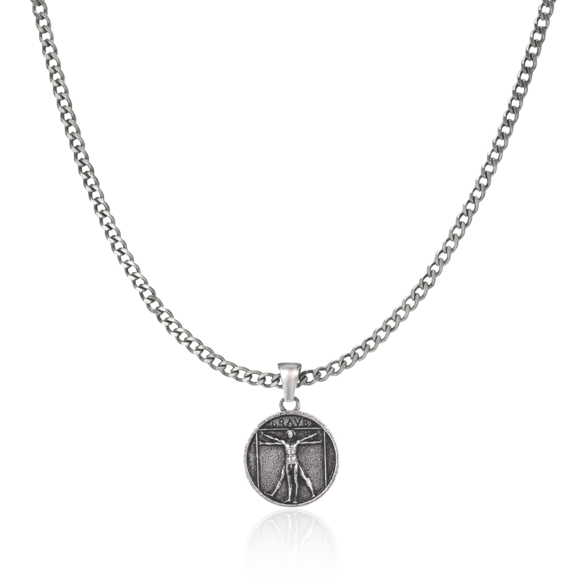 Vitruvius BRAVE Men's Necklace - SophiaJewels