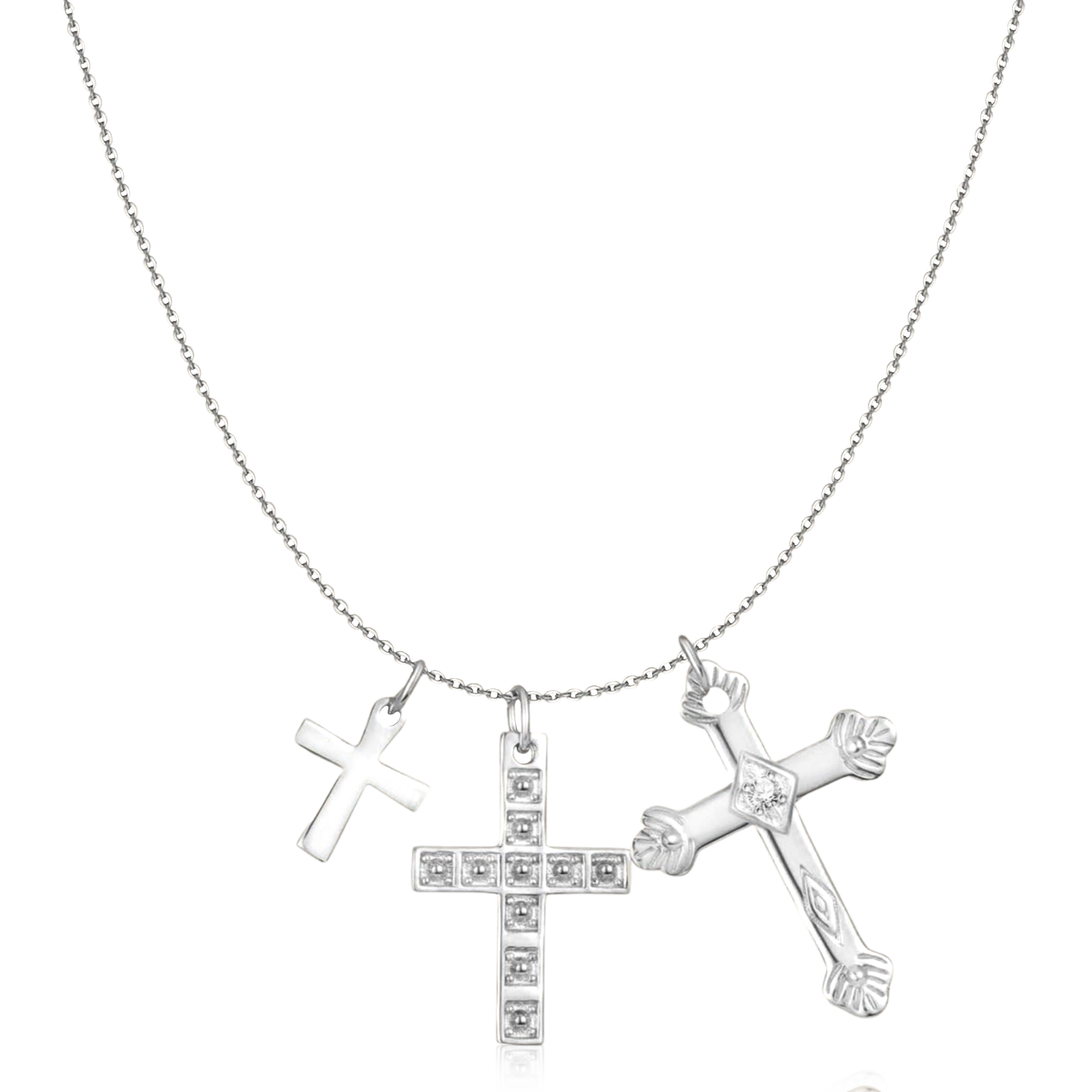 3 Crosses Necklace - SophiaJewels