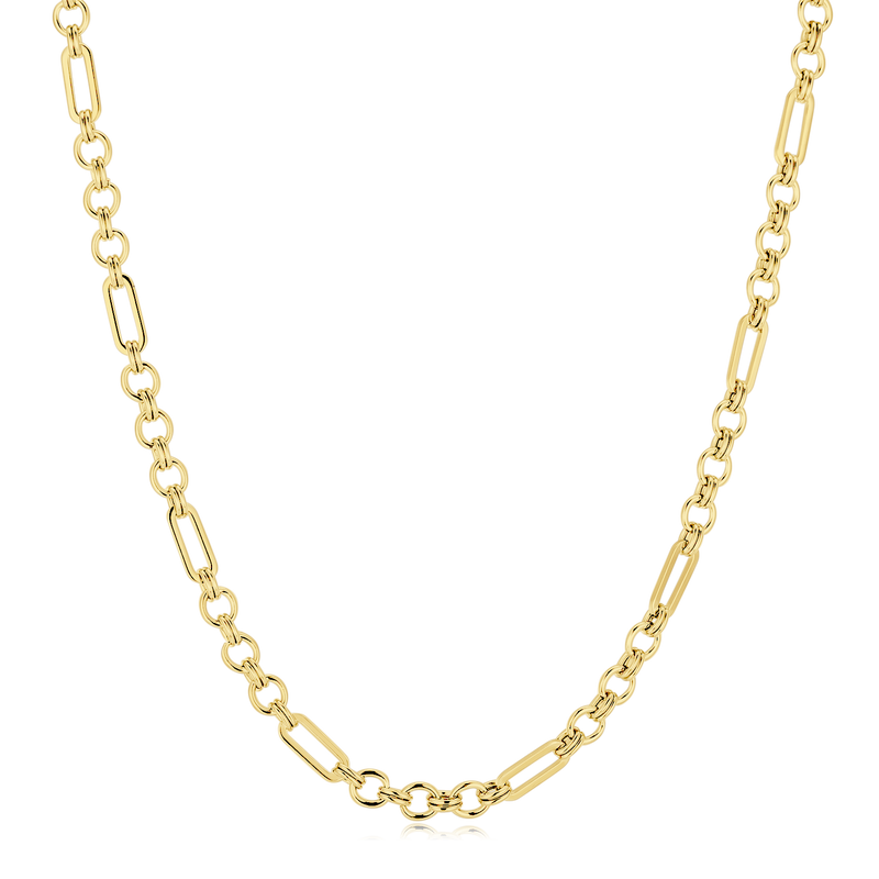 Collier maillon anneau