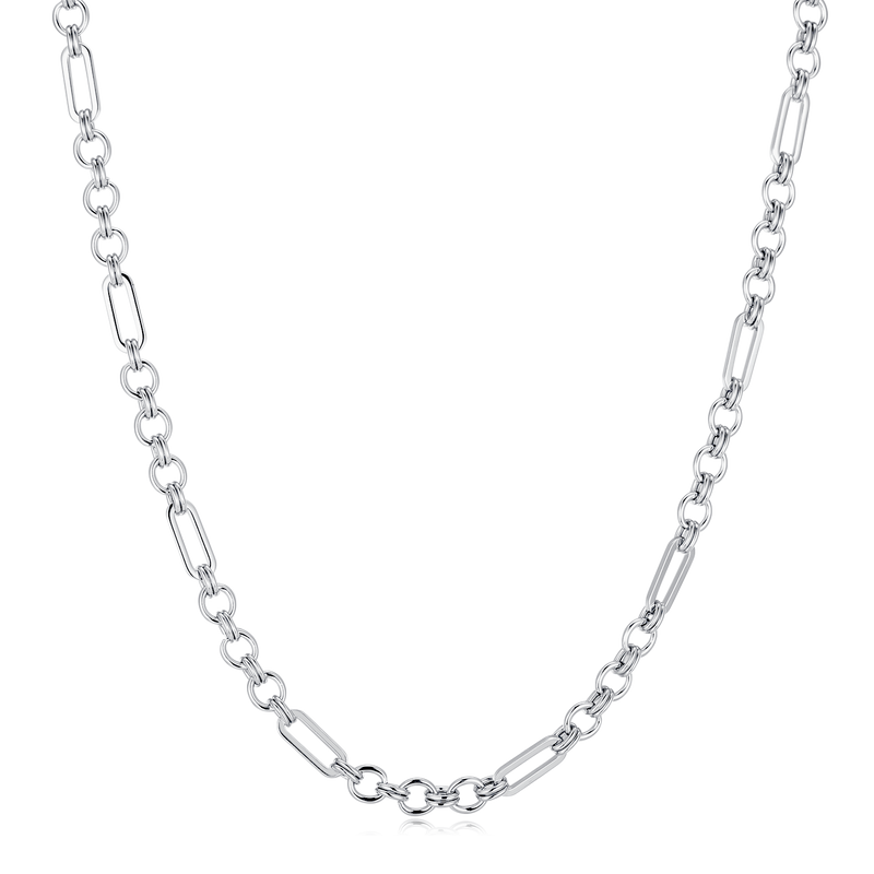 Collier maillon anneau
