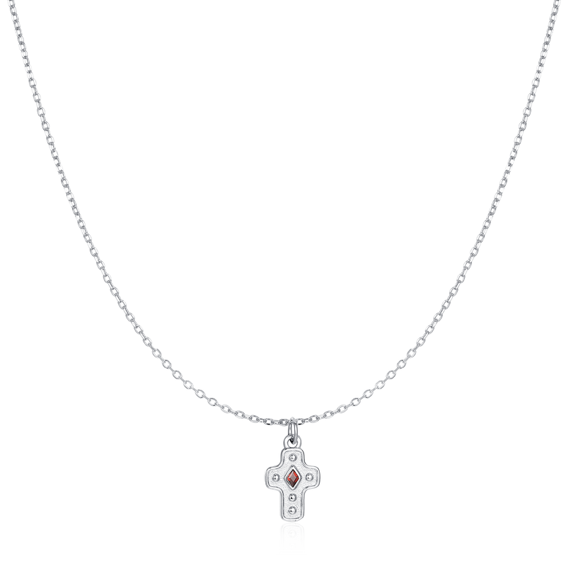 Diamond Cross Necklace - SophiaJewels
