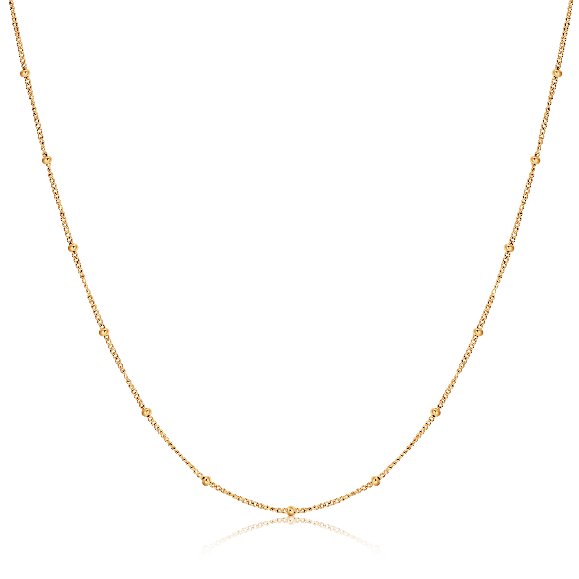 Collier Perles Lisses