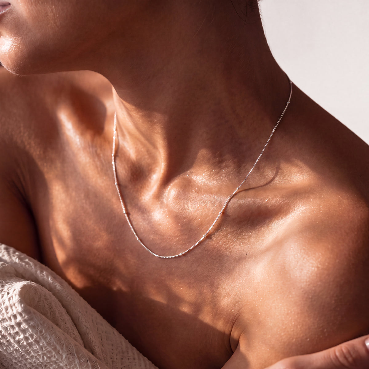 Collier boules lisses