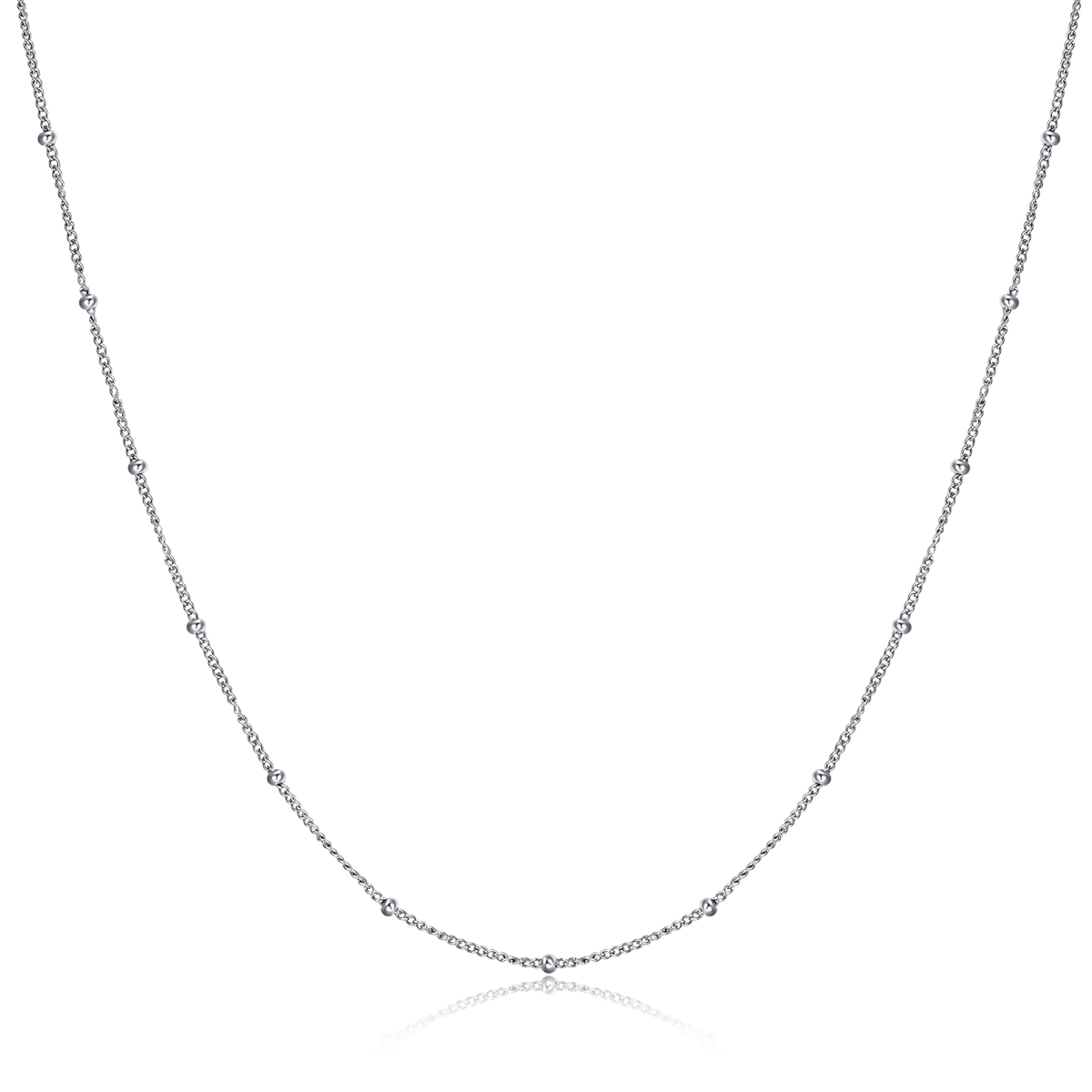 Collier Perles Lisses