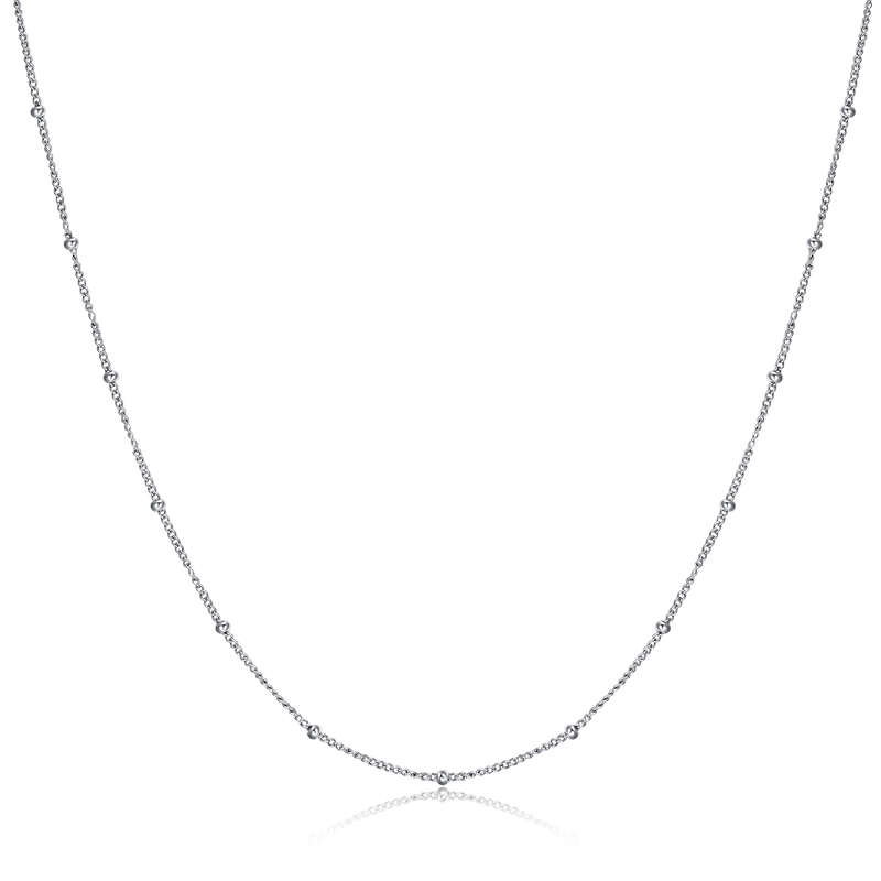 Collier Perles Lisses