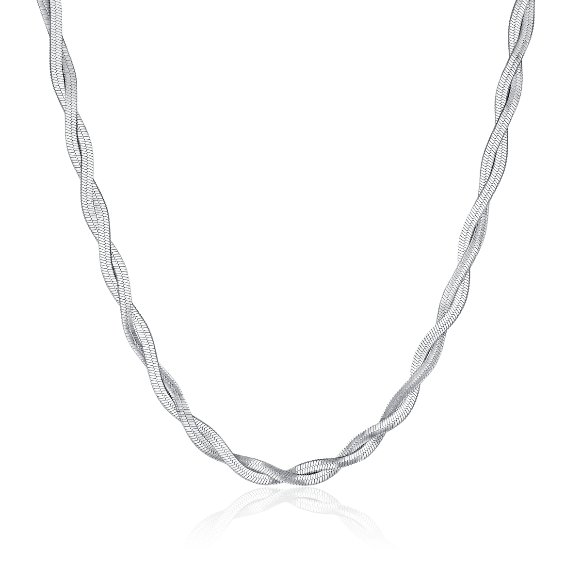 Collier double torsadé