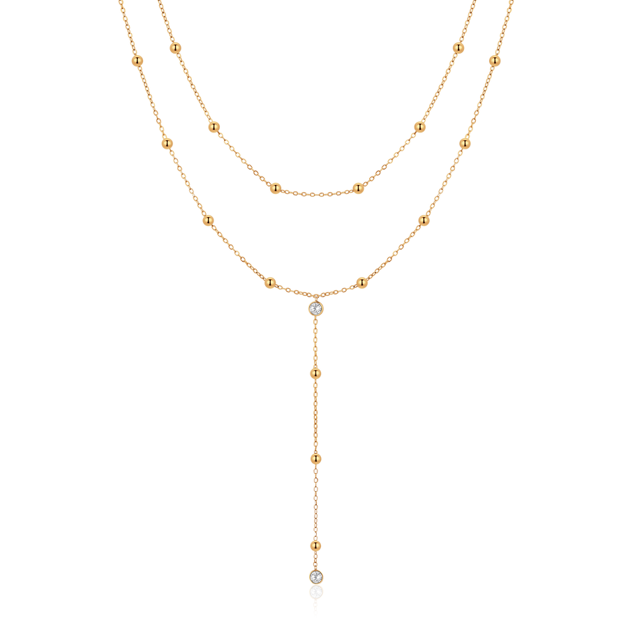 Collana doppia caduta