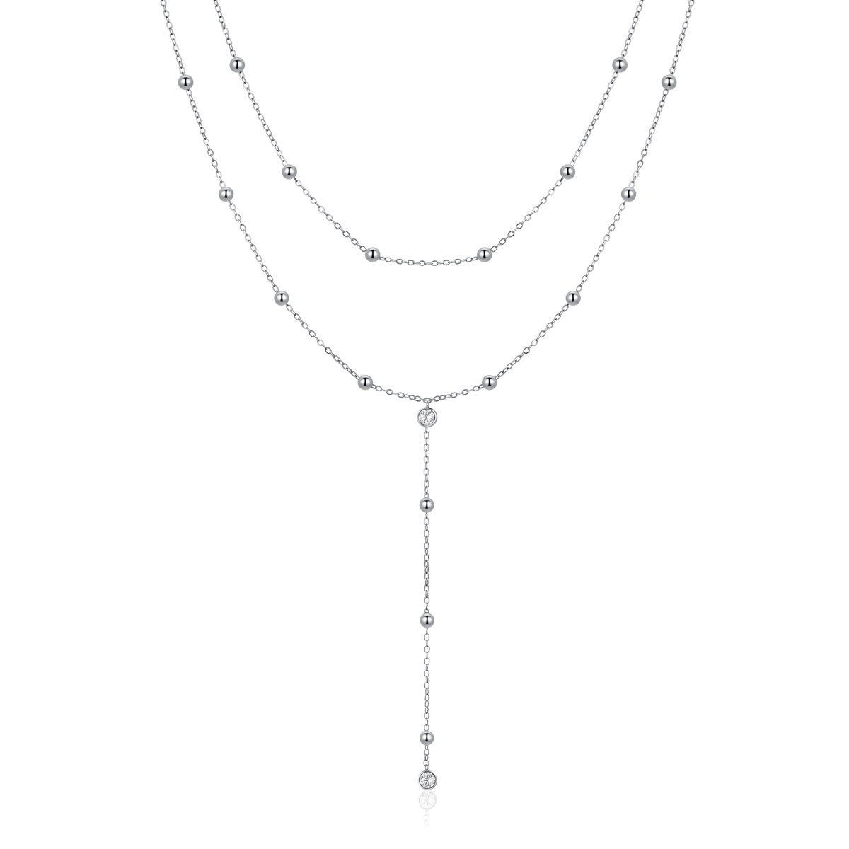 Collier à double pendentif