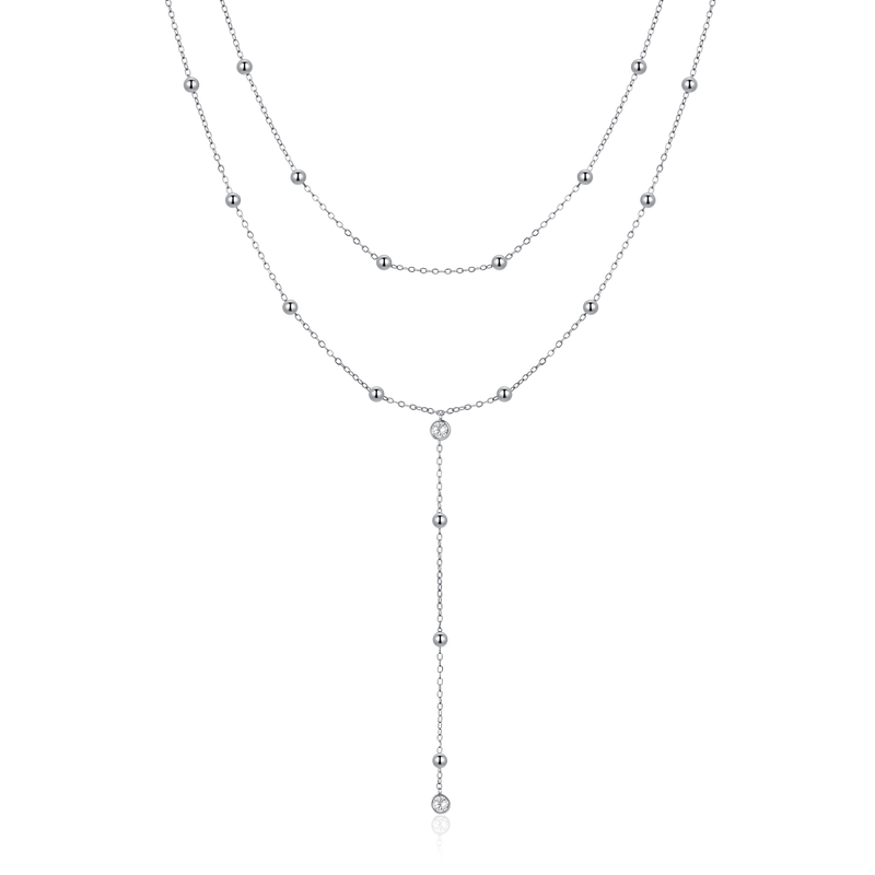 Collier à double pendentif