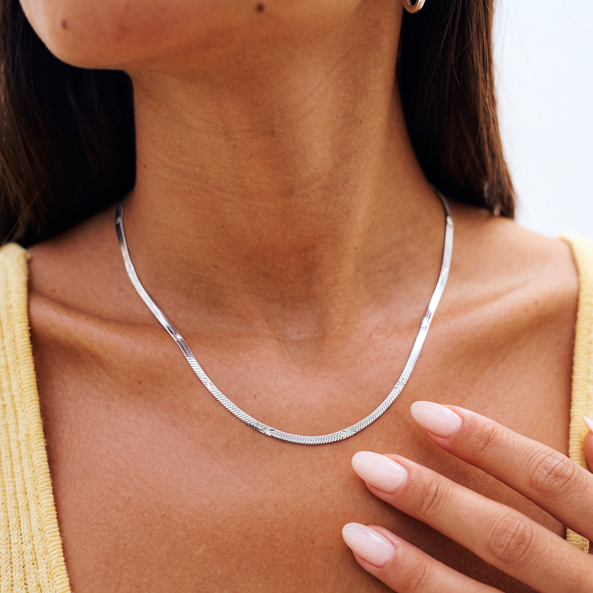 Collana a catena piatta